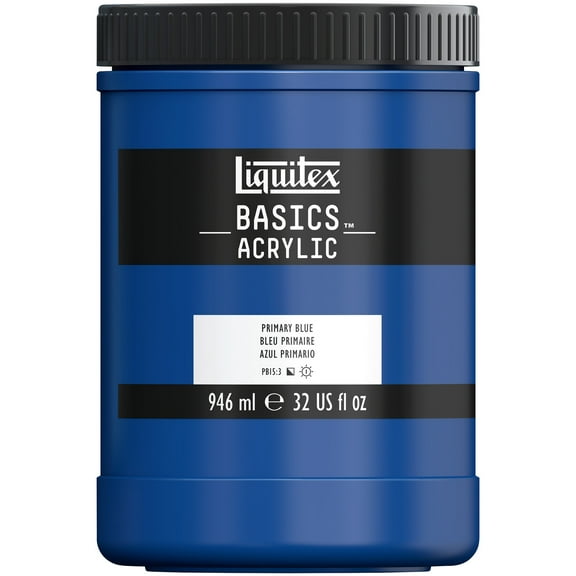 Liquitex BASICS Acrylic Color, 32 oz., Primary Blue