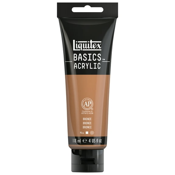 Liquitex BASICS Acrylic Color, 4 oz. Tube, Bronze