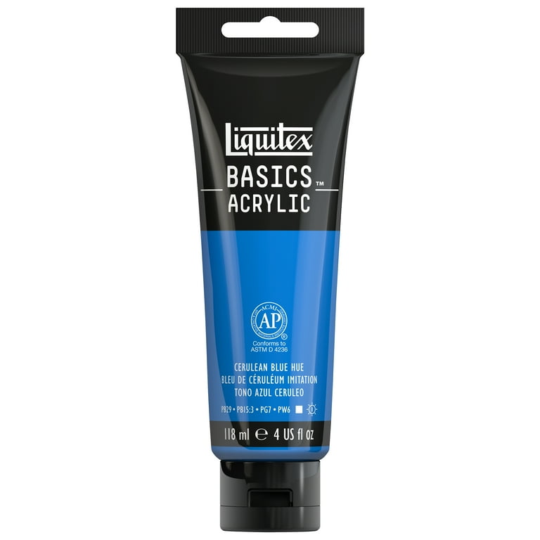 Liquitex BASICS Acrylic Color 4 oz. Tube Cerulean Blue