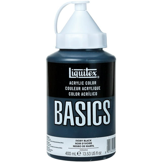 Liquitex BASICS Acrylic Paint 13.5ozIvory Black