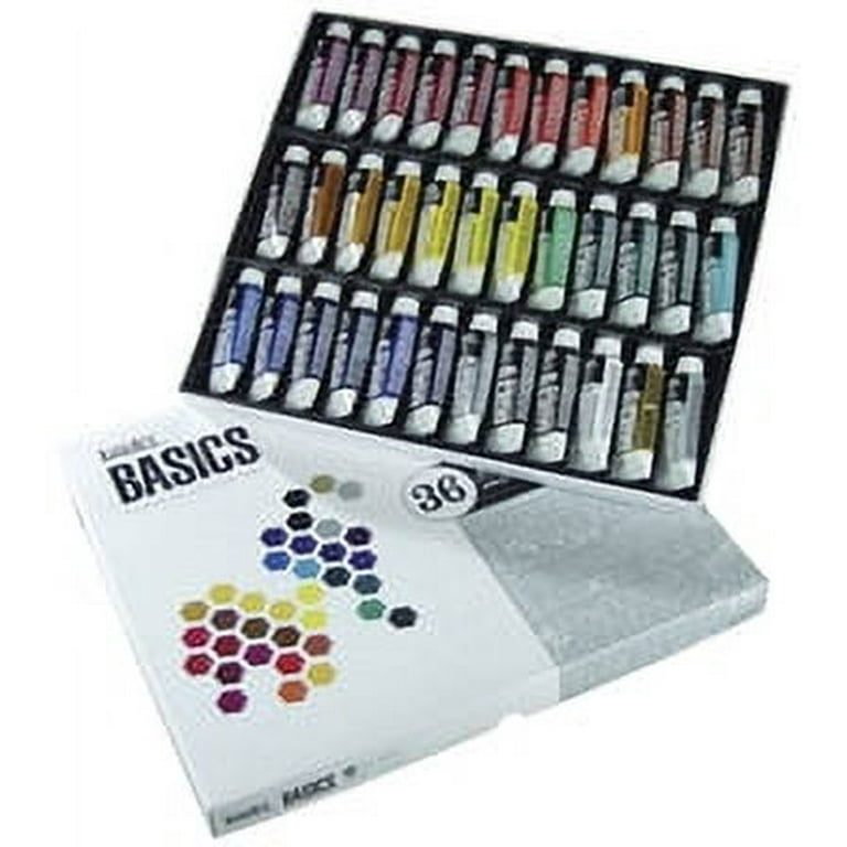  Liquitex Professional Acrylic Gouache Paint, 12 x 22ml  (0.74-oz), Essentials Set