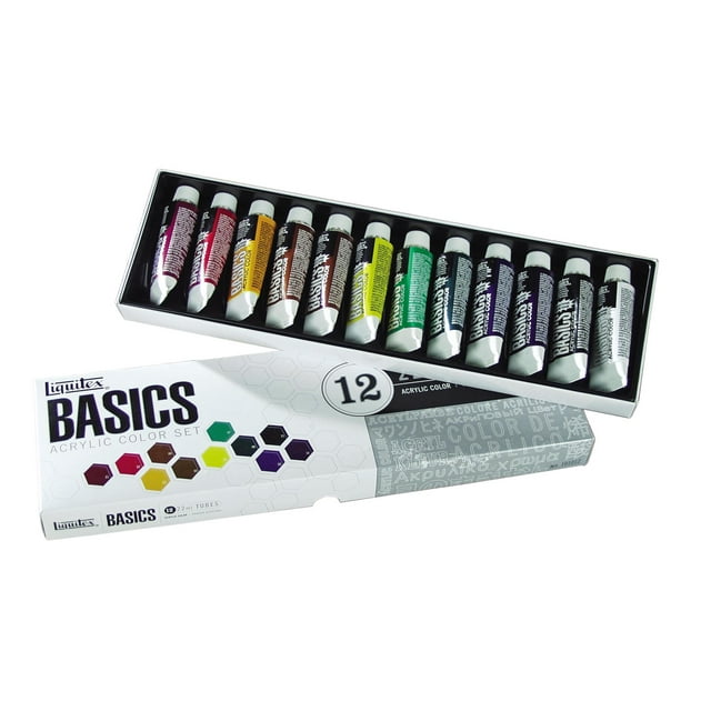 Liquitex BASICS Acrylic Paint Tube 12Piece Set