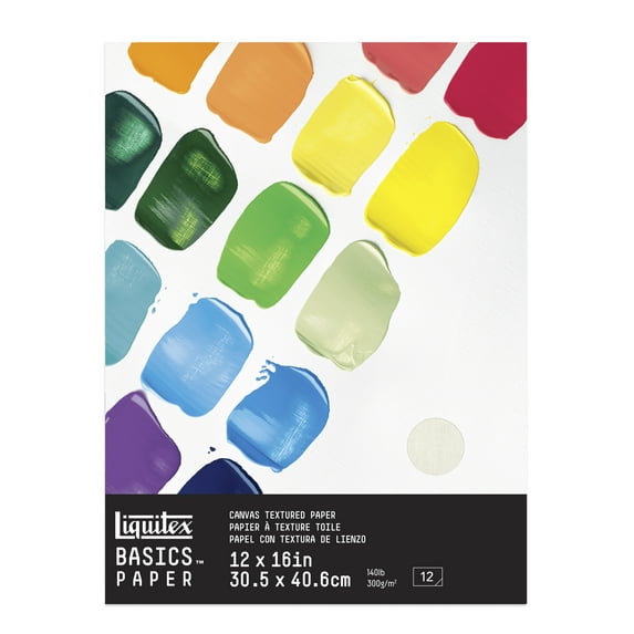 Liquitex BASICS Acrylic Paper Pad, 12" x 16"