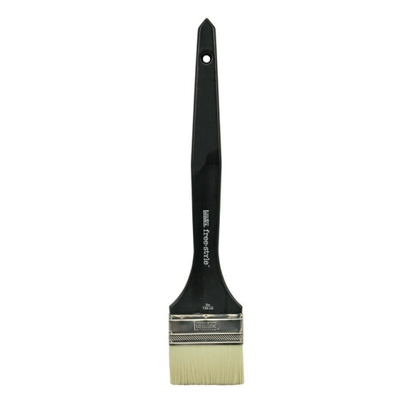 Liquitex Freestyle Large Scale Brush, Long Handle, Broad Flat/Varnish, 3"