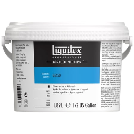Liquitex Gesso, Half-Gallon