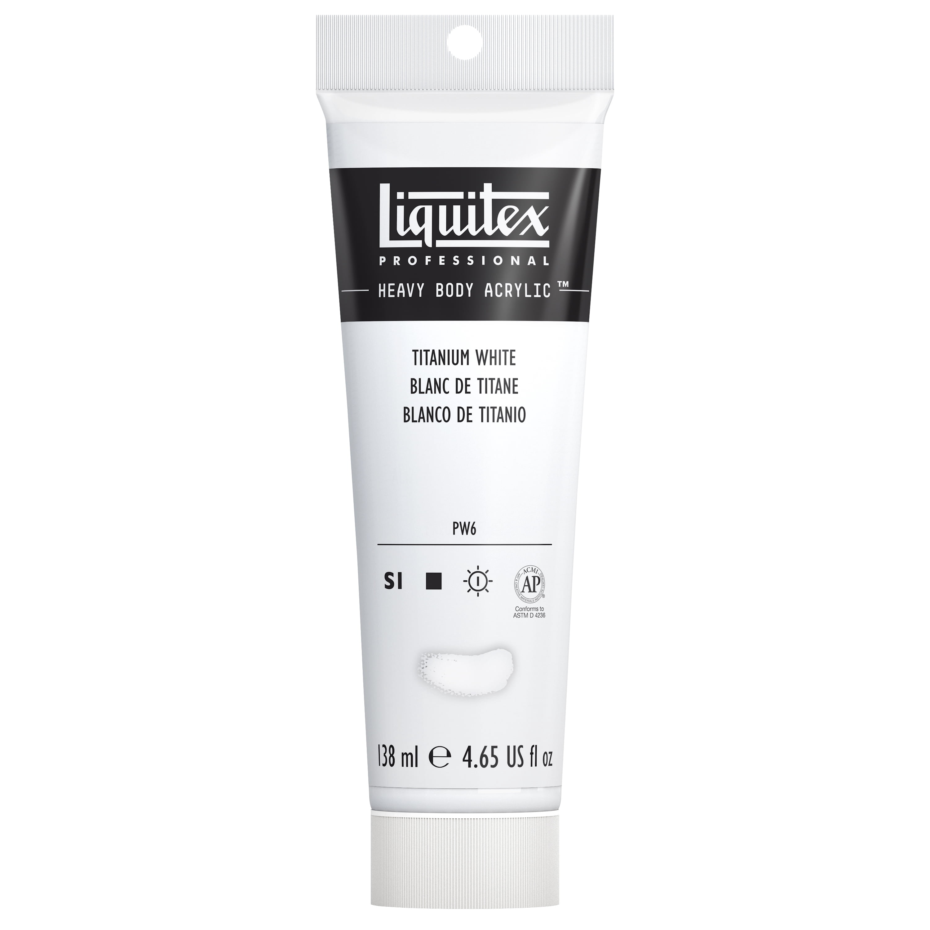 Liquitex Titanium White Acrylic Paint - Heavy Body - 4.65-ounce Tube
