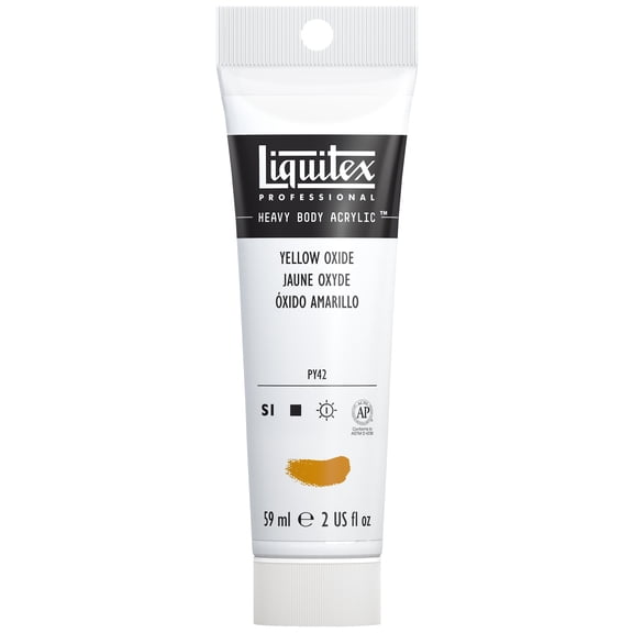 Liquitex Heavy Body Acrylic Paint: Yellow Oxide, 2oz