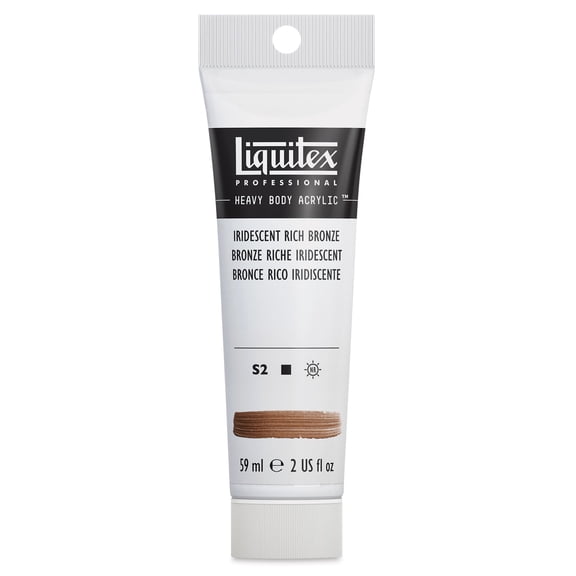 Liquitex Heavy Body Artist Acrylics - Iridescent Rich Bronze, 2 oz Tube