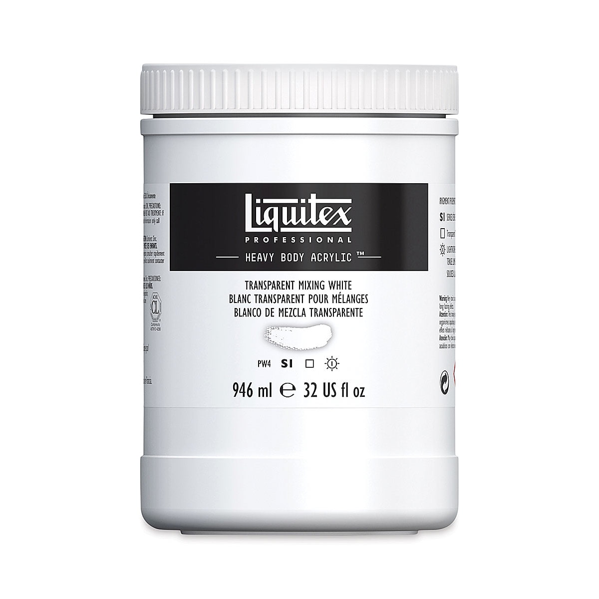Liquitex | Heavy Body Acrylic 2oz Transparent Mixing White