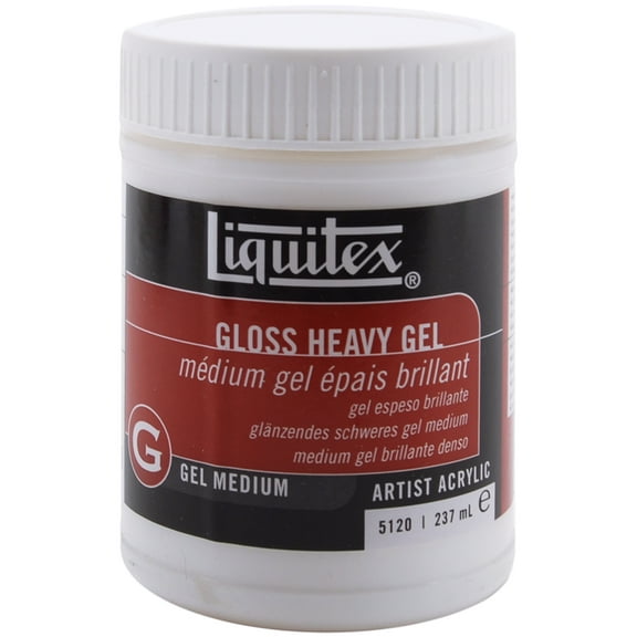 Liquitex Heavy Gloss Acrylic Gel Medium-8oz
