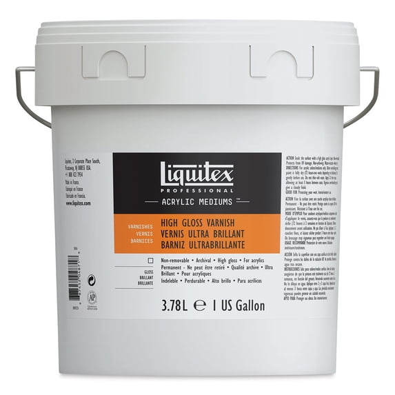 Liquitex High Gloss Varnish, 128 oz.