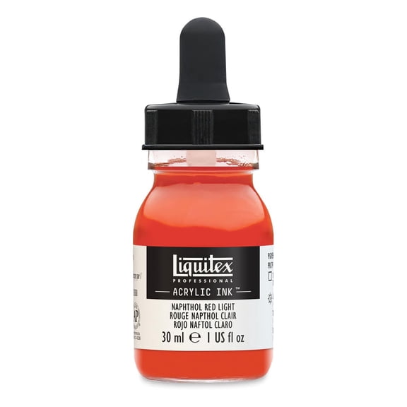 Liquitex Professional Acrylic Ink - Naphthol Red Light, 30 ml