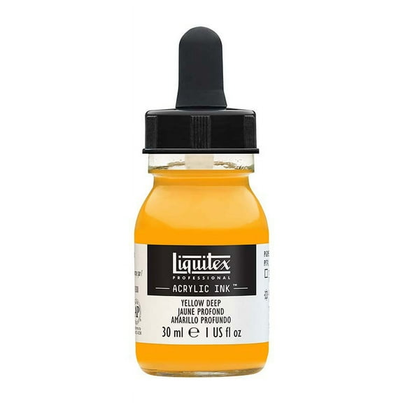 Liquitex Professional Acrylic Ink - 30 ml, Yellow Deep