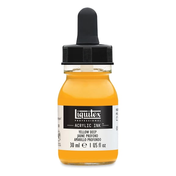 Liquitex Professional Acrylic Ink - 30 ml, Yellow Deep