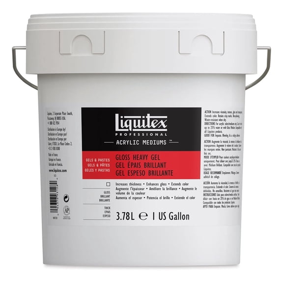 Liquitex Medium - Heavy Gel Medium, Gloss, 128 oz