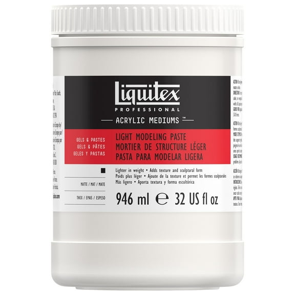 Liquitex Modeling Paste, Quart, Light