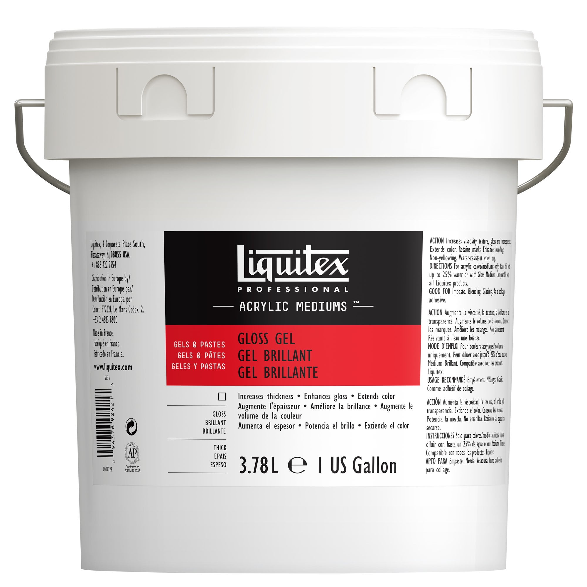 Liquitex Gloss Gel Medium 1 Gallon