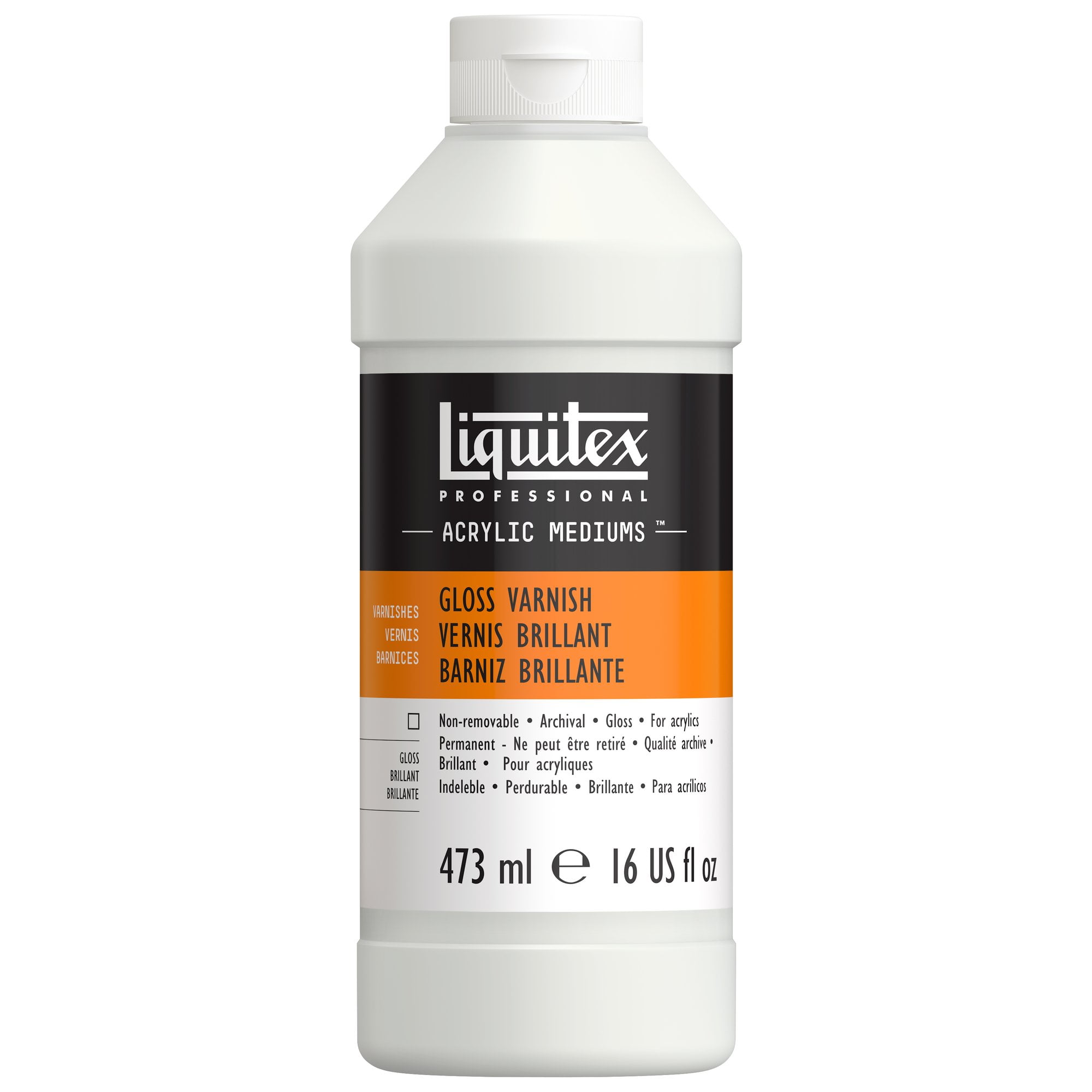 Liquitex Acrylic Varnish, Non-Toxic, High Clarity Paint Sealer, 1