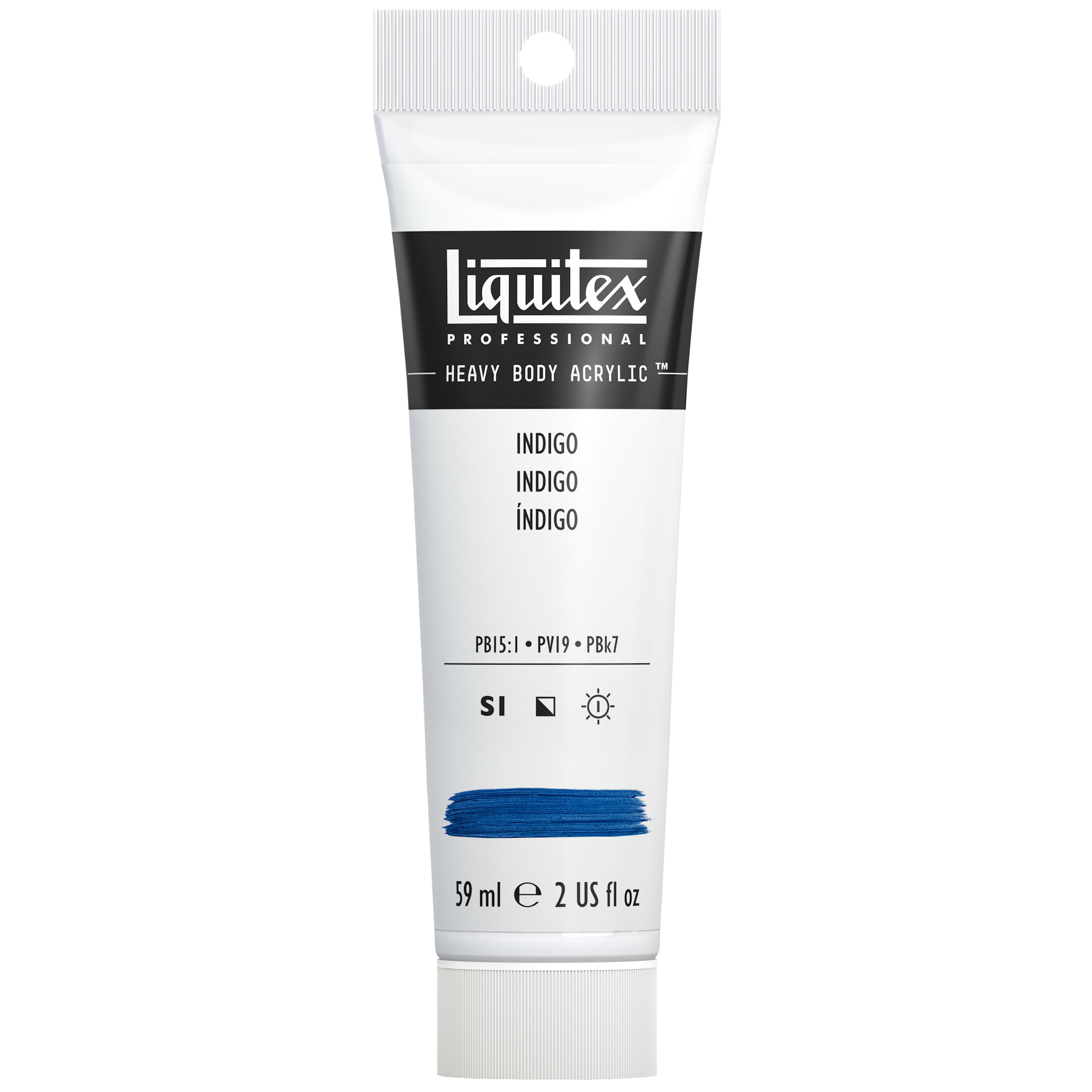 Liquitex Professional Heavy Body Acrylic Paint, 59 mL Tube, Indigo
