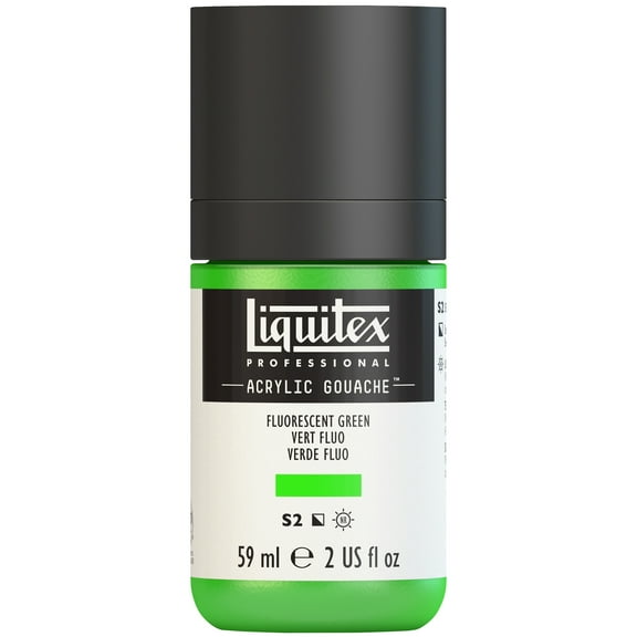 Liquitex Professional Acrylic Gouache, 59ml, Fluorescent Green