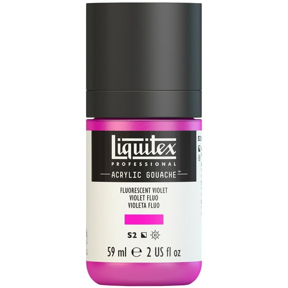 Liquitex Professional Acrylic Gouache, 59ml, Fluorescent Violet