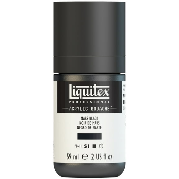 Liquitex Professional Acrylic Gouache, 59ml, Mars Black