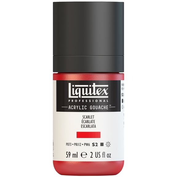 Liquitex Professional Acrylic Gouache, 59ml, Scarlet