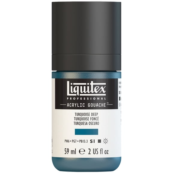 Liquitex Professional Acrylic Gouache, 59ml, Turquoise Deep