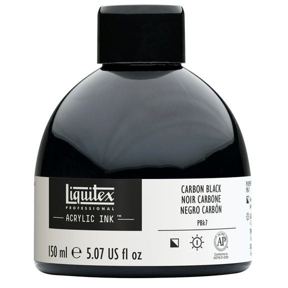 Liquitex Professional Acrylic Ink, 150ml Jar, Carbon Black