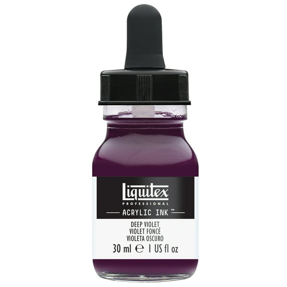 Liquitex Professional Acrylic Ink, 30ml Jar, Deep Violet