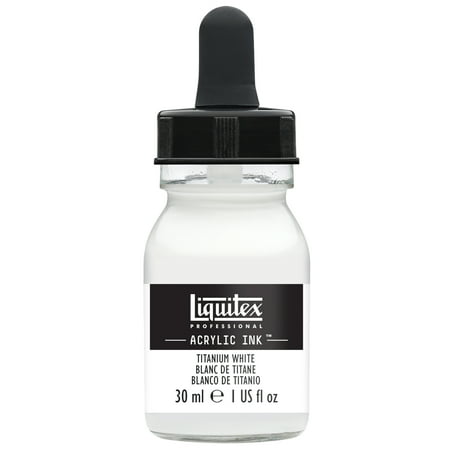 Liquitex Professional Acrylic Ink, 30ml Jar, Titanium White