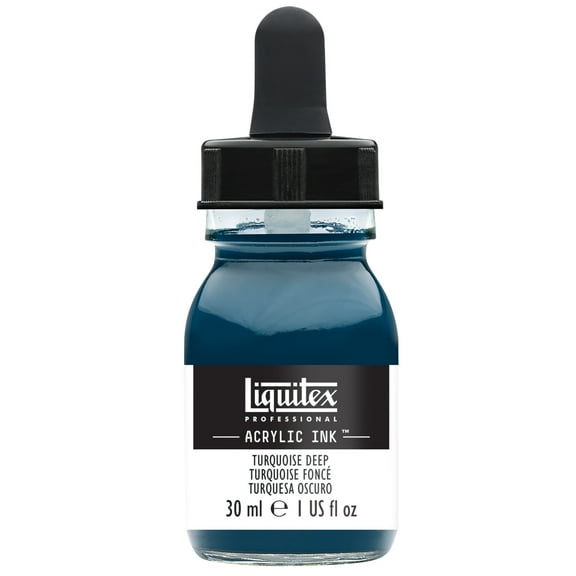 Liquitex Professional Acrylic Ink, 30ml Jar, Turquoise Deep