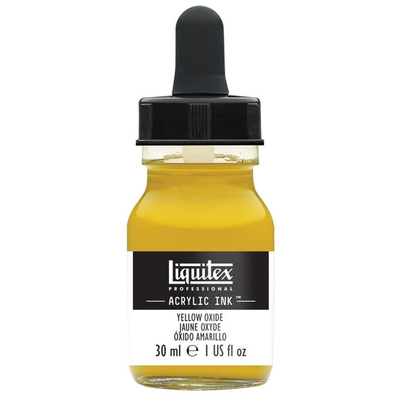 Liquitex Professional Acrylic Ink, 30ml Jar, Yellow Oxide