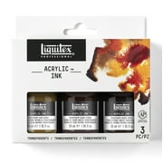 Liquitex Professional Acrylic Ink! Set, 3-Colors, Transparent