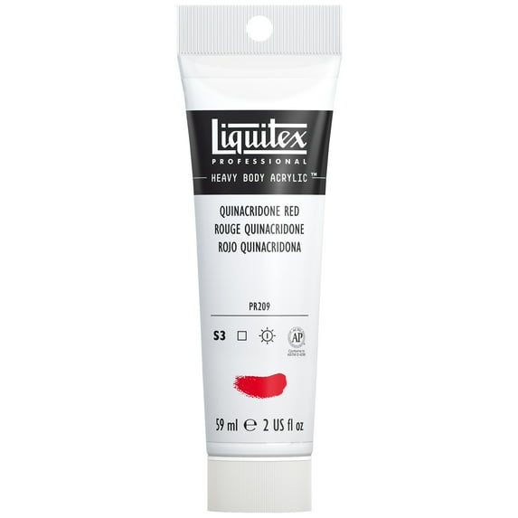 Liquitex Professional Heavy Body Acrylic Color, 2 oz. Tube, Acra Red