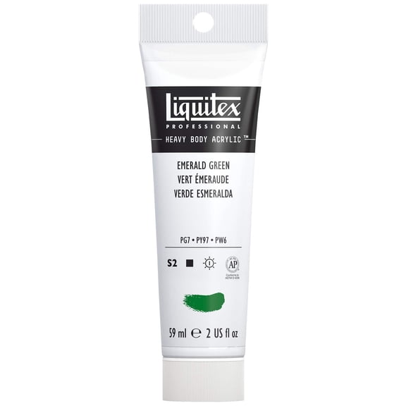 Liquitex Professional Heavy Body Acrylic Color, 2 oz. Tube, Emerald Green