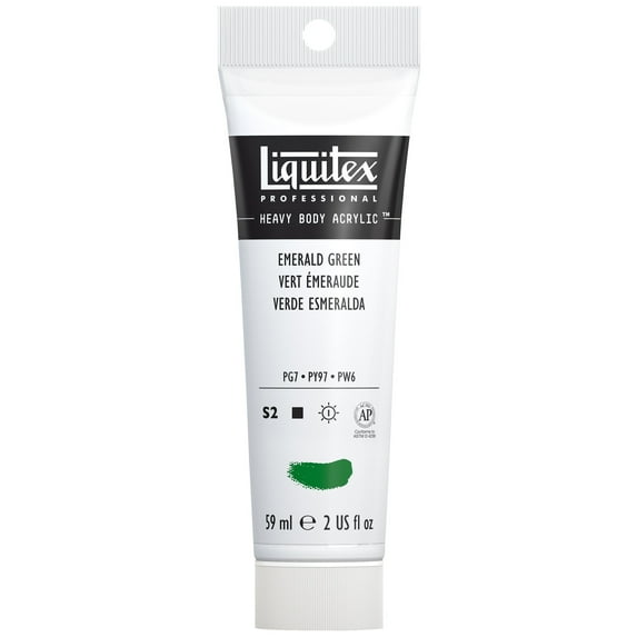 Liquitex Professional Heavy Body Acrylic Color, 2 oz. Tube, Emerald Green