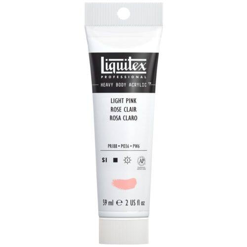 Liquitex Professional Heavy Body Acrylic Paint, 59 mL Tube, Light Pink
