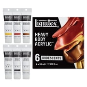 Liquitex Professional Heavy Body Acrylic Paint, Iridescent Colors, 59 mL, Set of 6