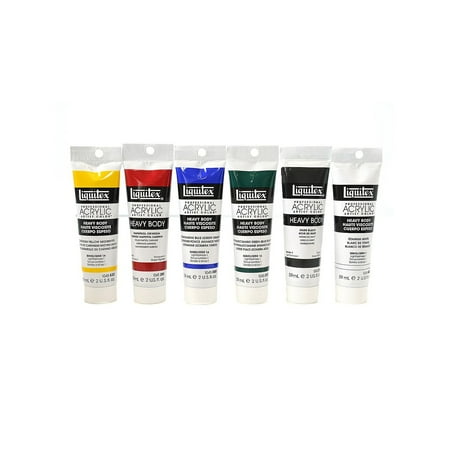 Liquitex Classic 6 Heavy Body Acrylic Paint Color Set Of Six (72534)