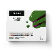 Liquitex Professional Soft Body Acrylic Color Mixing Set, 22ml, 12-Colors