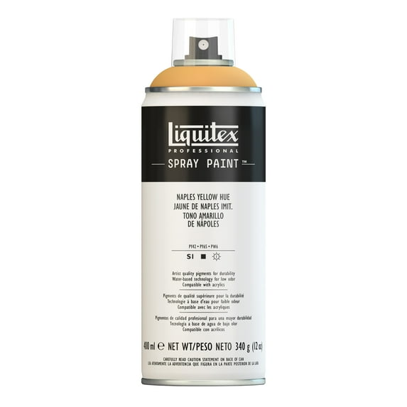 Liquitex Professional Spray Paint, 400ml, Naples Yellow Hue