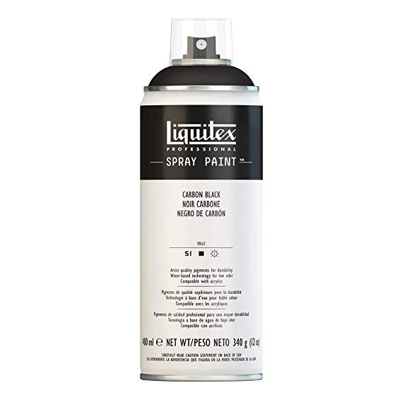Liquitex Professional Spray Paint, 400ml Spray Can, Carbon Black - image 1 of 7