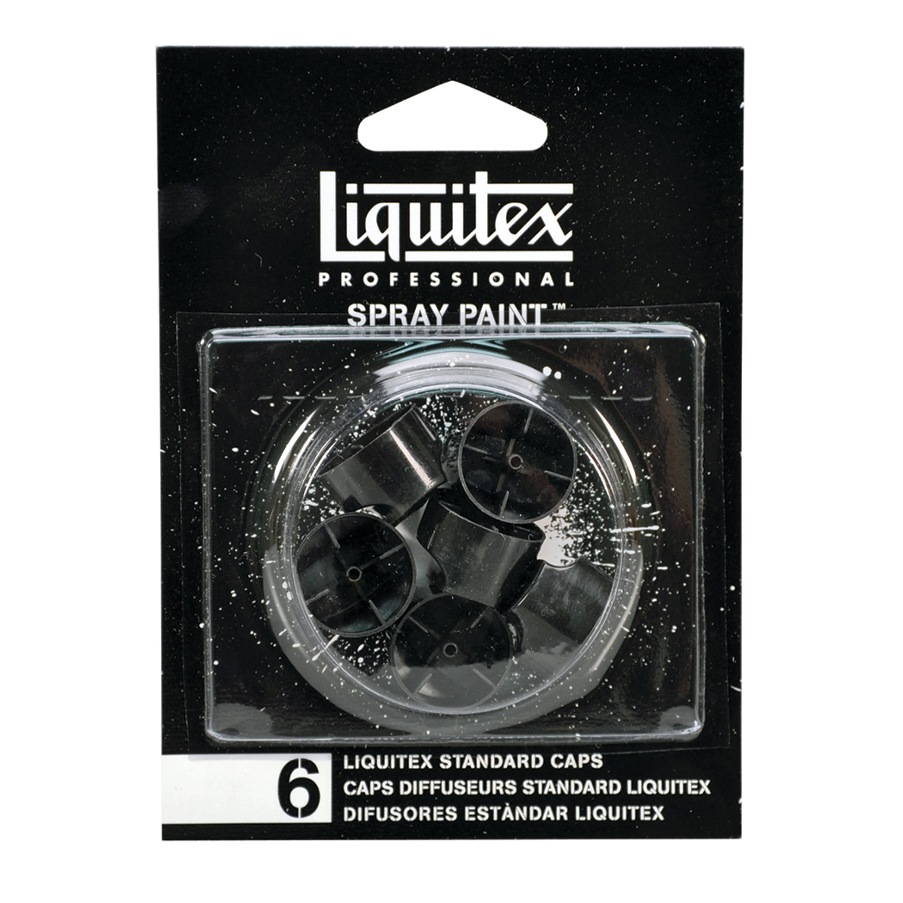 Liquitex Professional Spray Paint Caps, 6/Pkg., Standard