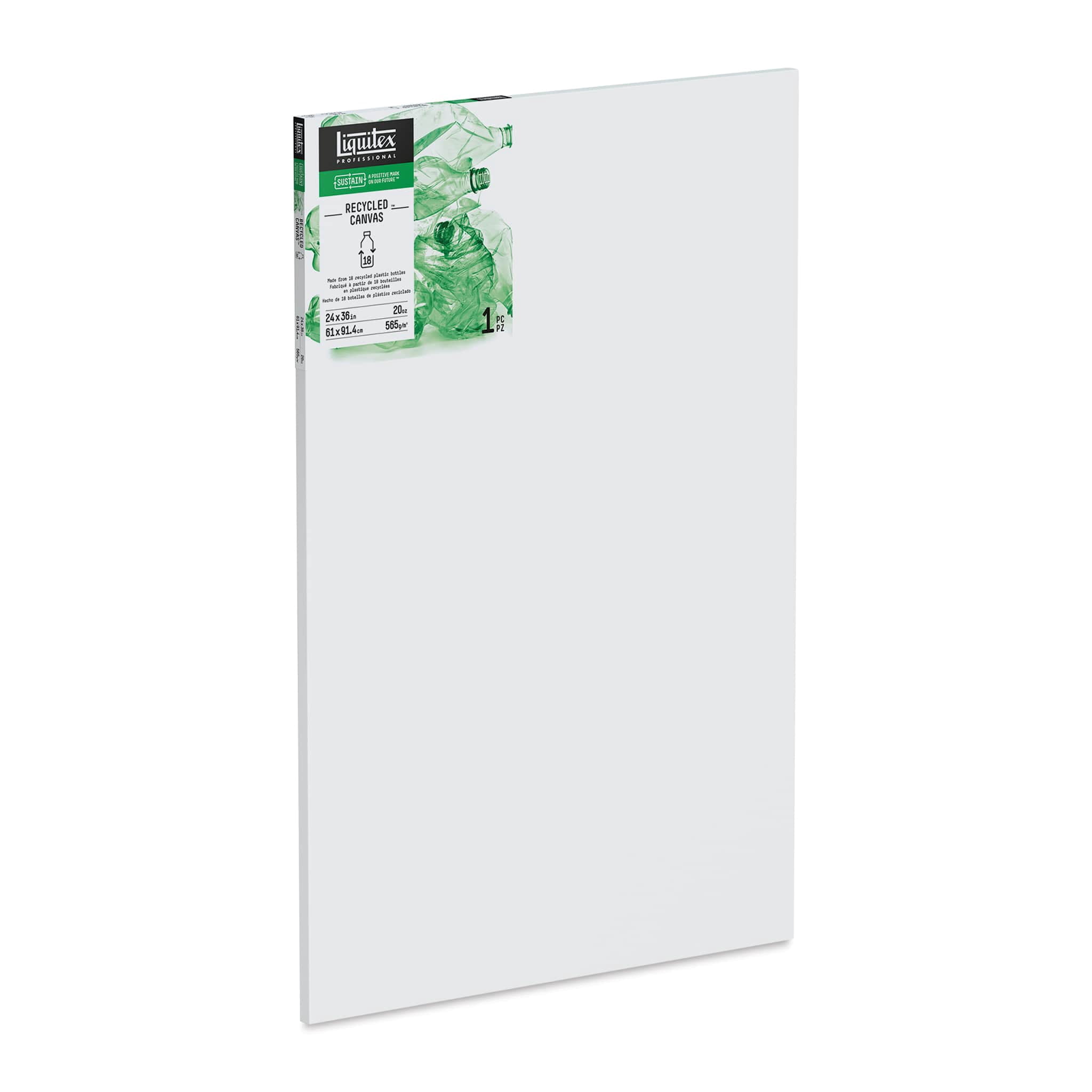 Liquitex Recycled Stretched Canvas - 24" x 36", 3/4" Traditional Profile