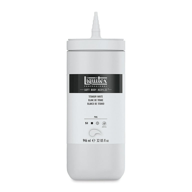 Liquitex Professional Soft Body Acrylic Titanium White 32oz/946ml