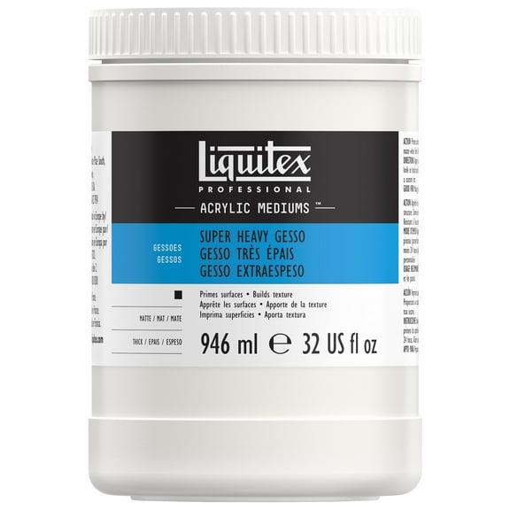 Liquitex Super Heavy Body Gesso, Quart
