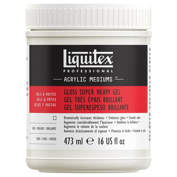 Liquitex Super Heavy Gel Medium: 16 oz