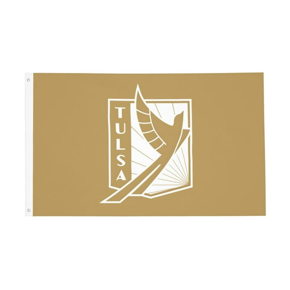 Liqun Fc Tulsa Flag 3x5 Ft Double-Sided Printed Flags Indoor Outdoor Decorative Banner Polyester Material No Flagpole