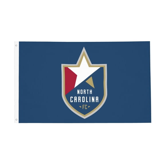 Liqun North Carolina Fc Flag 3x5 Ft Double-Sided Printed Flags Indoor Outdoor Decorative Banner Polyester Material No Flagpole